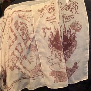 Marauders Map Scarf